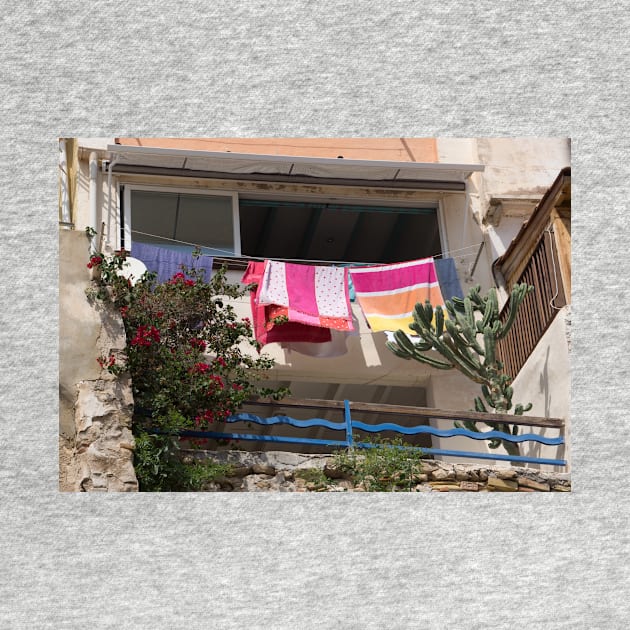 Washing on the balcony. by sma1050